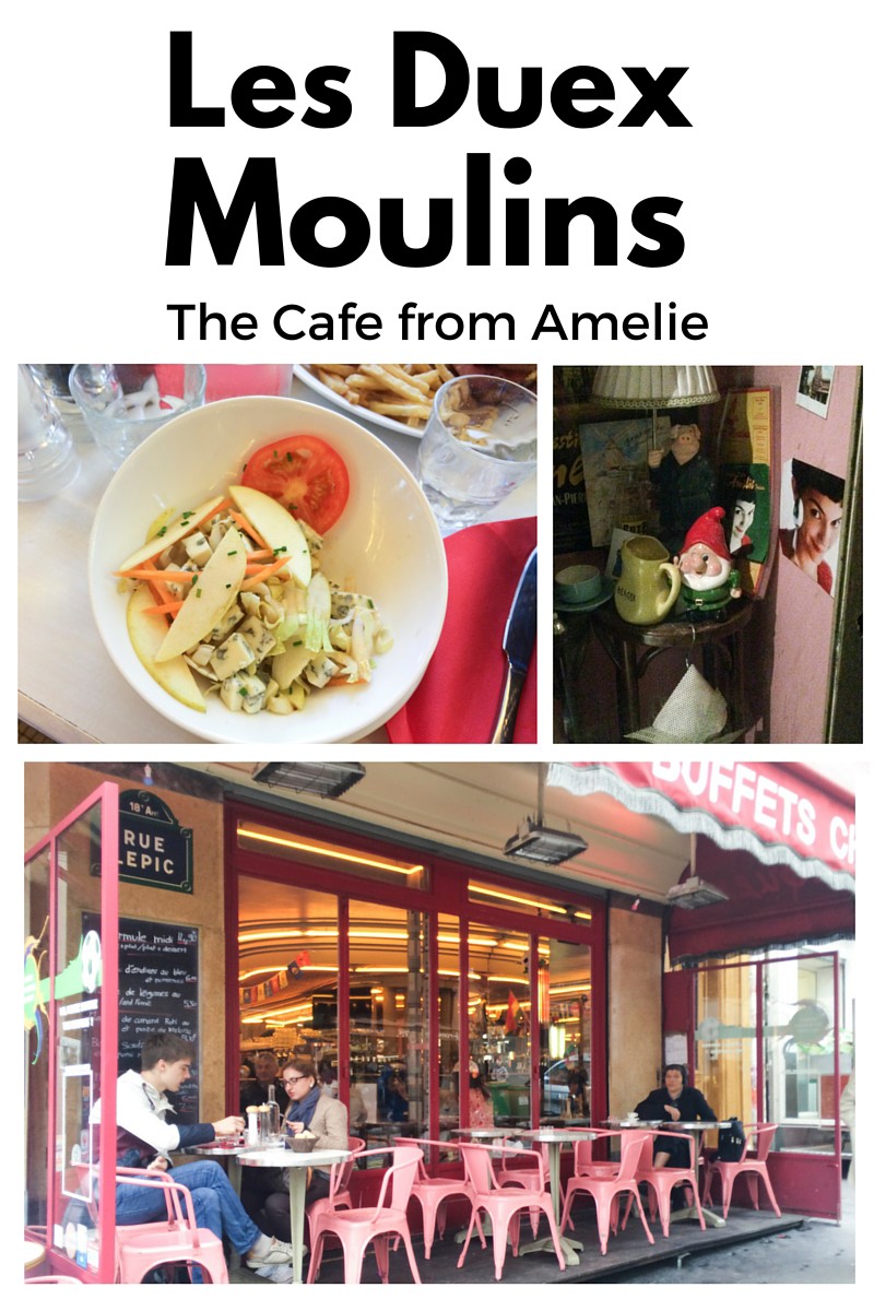 In Love with Les Duex Moulins, the Cafe from Amelie